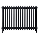Grace - Matt Black Cast Iron Column Radiator H750mm x W998mm 4 Column - Floor Standing