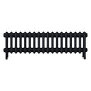 Grace - Matt Black Cast Iron Column Radiator H350mm x W1119mm 4 Column - Floor Standing