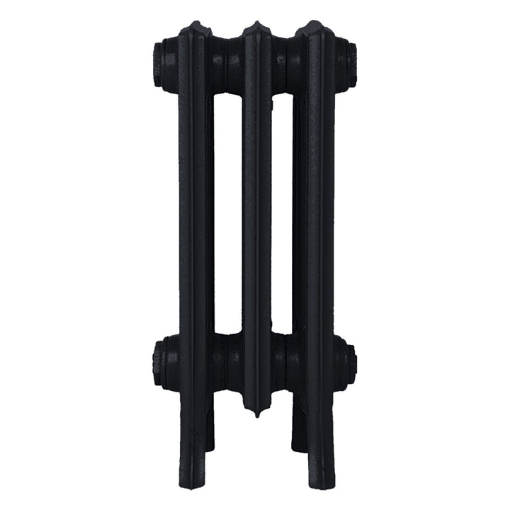 Grace - Matt Black Cast Iron Column Radiator H450mm x W212mm 4 Column - Wall Hung