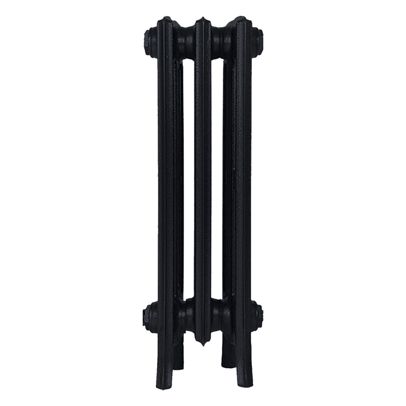Grace - Matt Black Cast Iron Column Radiator H600mm x W212mm 4 Column - Wall Hung