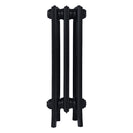 Grace - Matt Black Cast Iron Column Radiator H600mm x W212mm 4 Column - Wall Hung