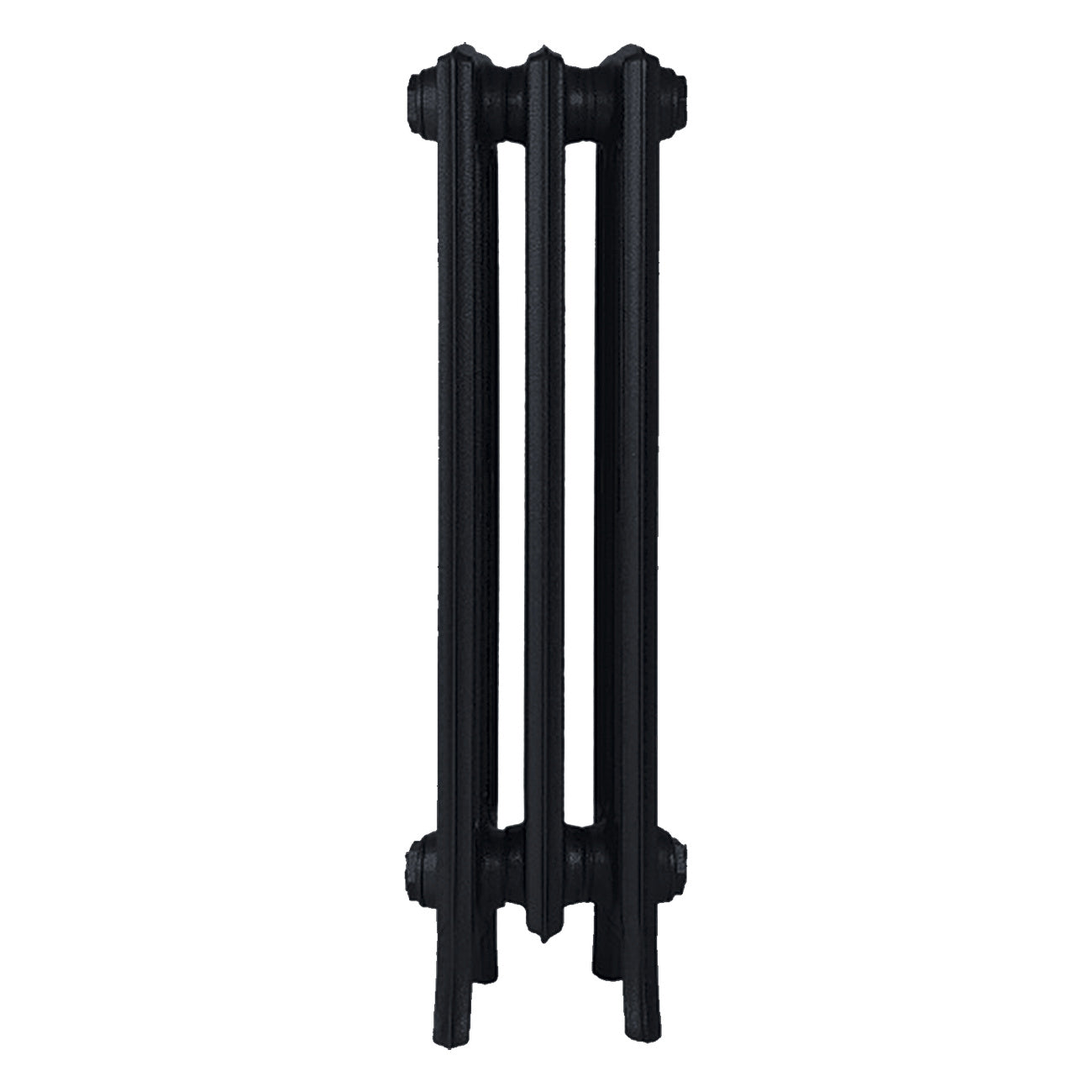 Grace - Matt Black Cast Iron Column Radiator H700mm x W212mm 4 Column - Wall Hung