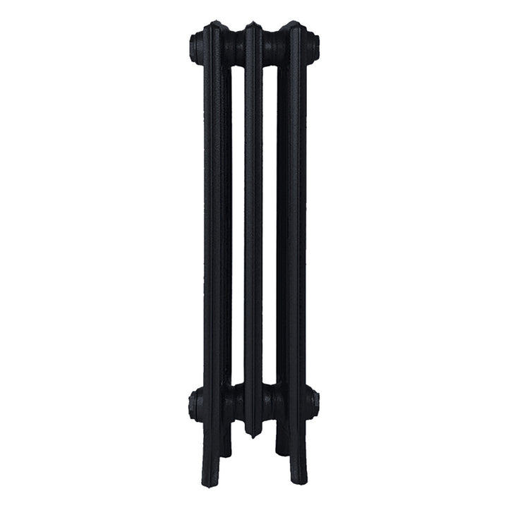 Grace - Matt Black Cast Iron Column Radiator H700mm x W212mm 4 Column - Wall Hung
