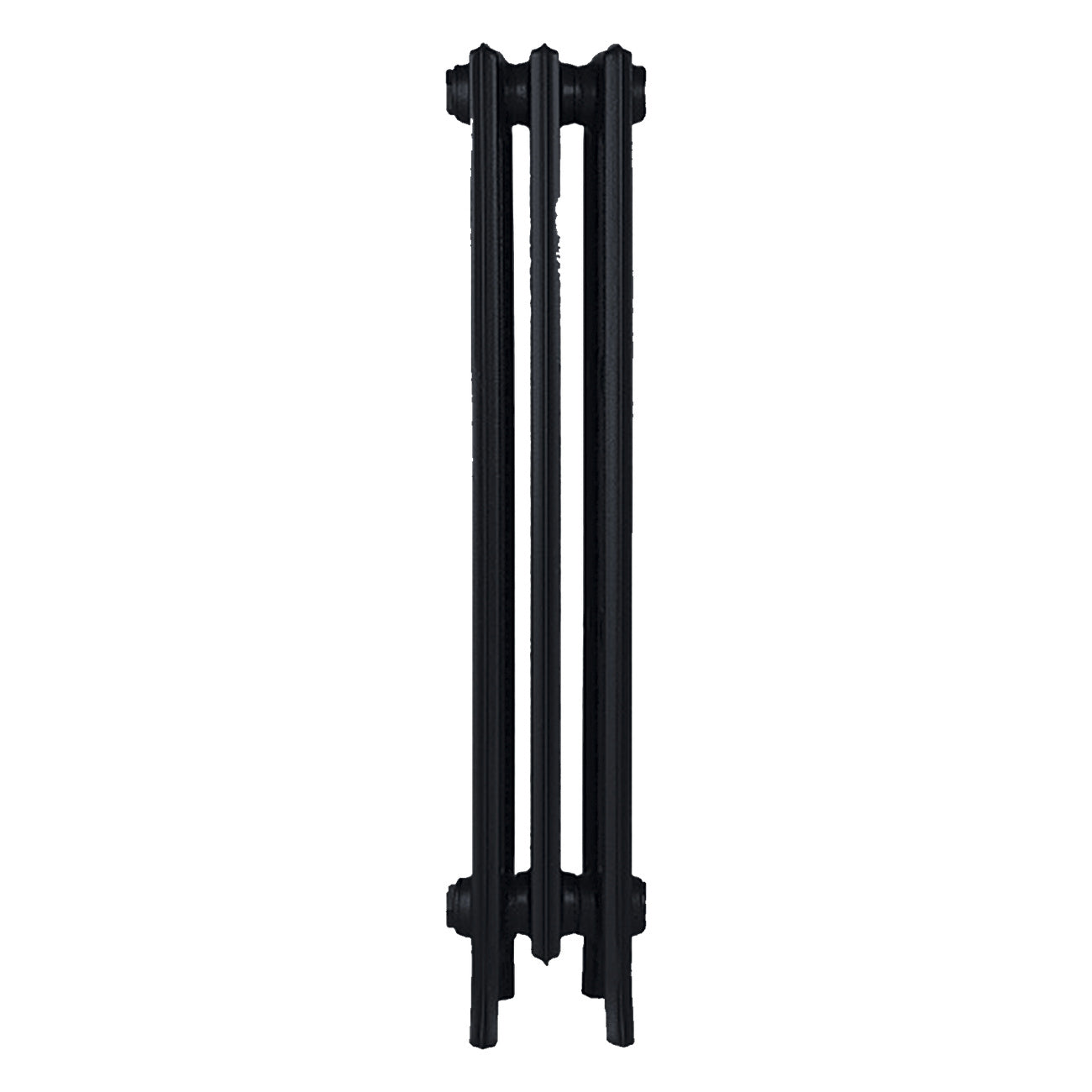 Grace - Matt Black Cast Iron Column Radiator H950mm x W212mm 4 Column - Floor Standing