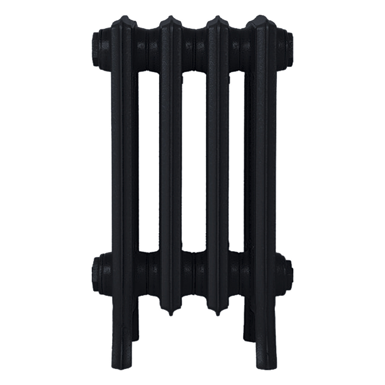 Grace - Matt Black Cast Iron Column Radiator H450mm x W272mm 4 Column - Wall Hung