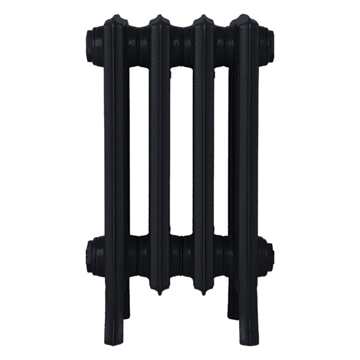 Grace - Matt Black Cast Iron Column Radiator H450mm x W272mm 4 Column - Wall Hung