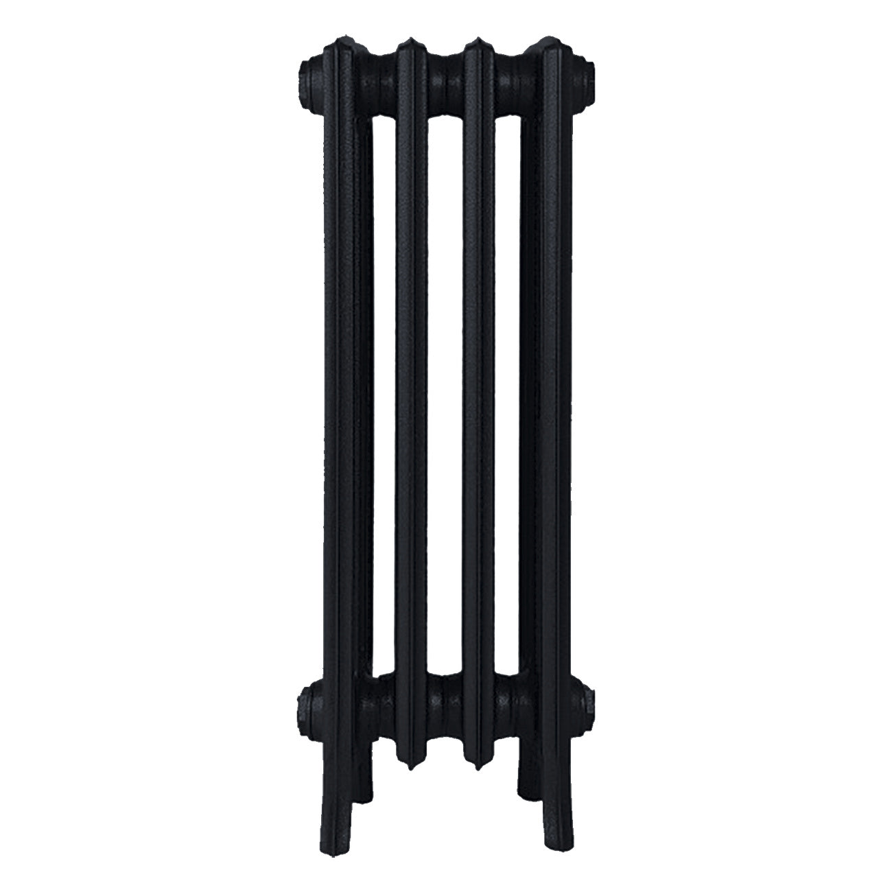 Grace - Matt Black Cast Iron Column Radiator H700mm x W272mm 4 Column - Wall Hung