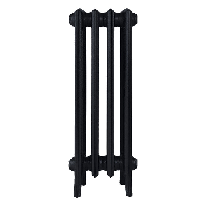 Grace - Matt Black Cast Iron Column Radiator H700mm x W272mm 4 Column - Wall Hung
