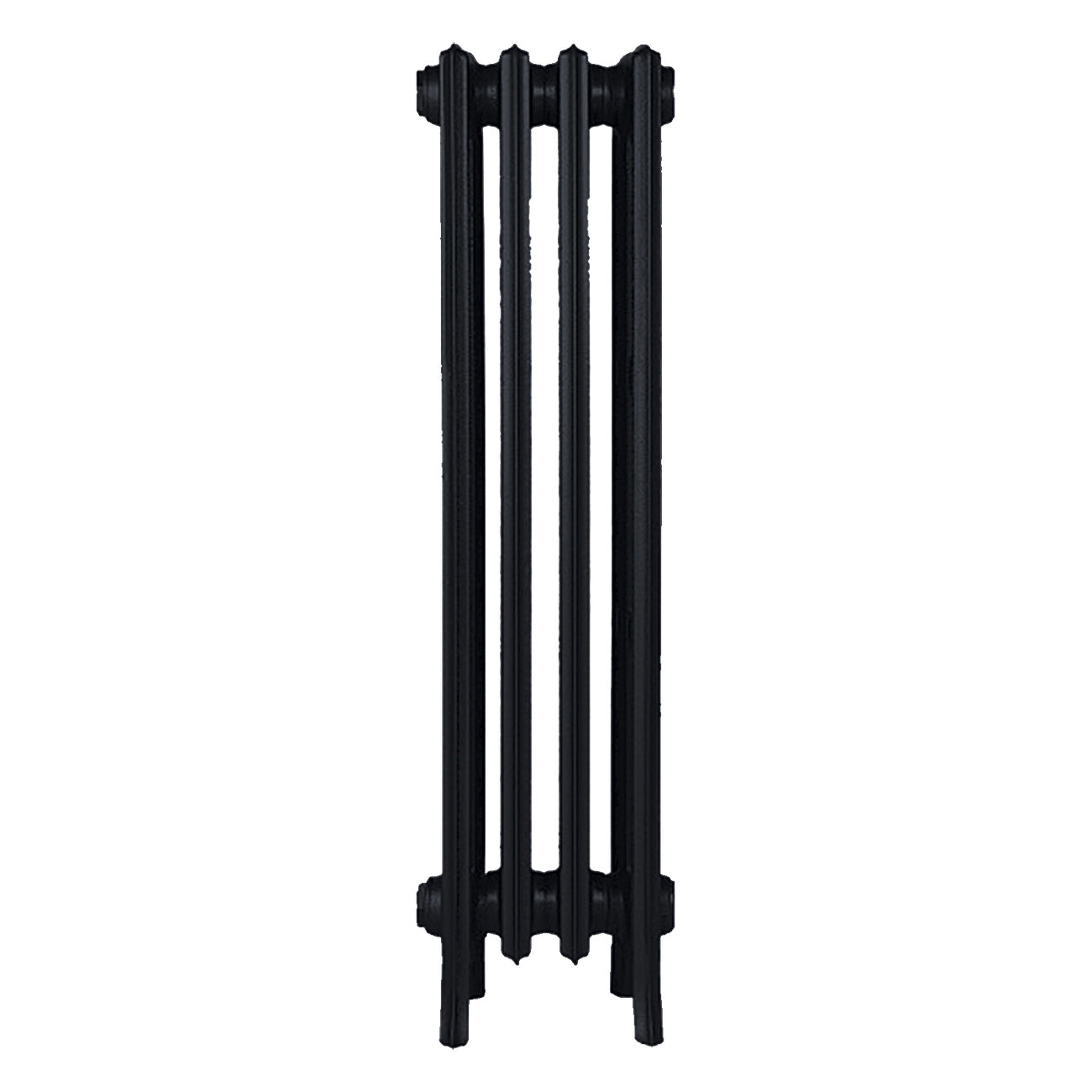 Grace - Matt Black Cast Iron Column Radiator H950mm x W272mm 4 Column - Floor Standing