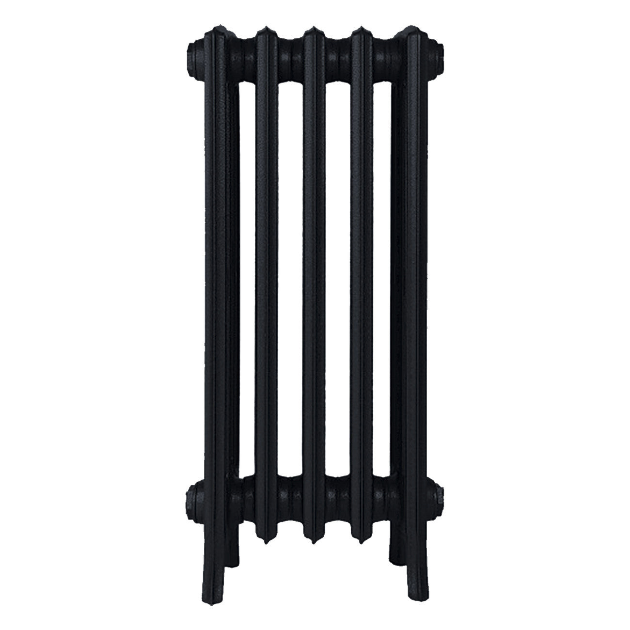 Grace - Matt Black Cast Iron Column Radiator H750mm x W333mm 4 Column - Floor Standing