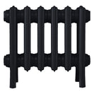 Grace - Matt Black Cast Iron Column Radiator H350mm x W393mm 4 Column - Floor Standing