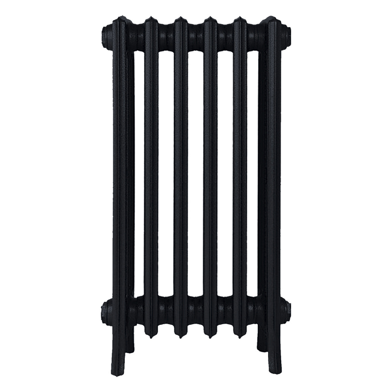 Grace - Matt Black Cast Iron Column Radiator H700mm x W393mm 4 Column - Wall Hung