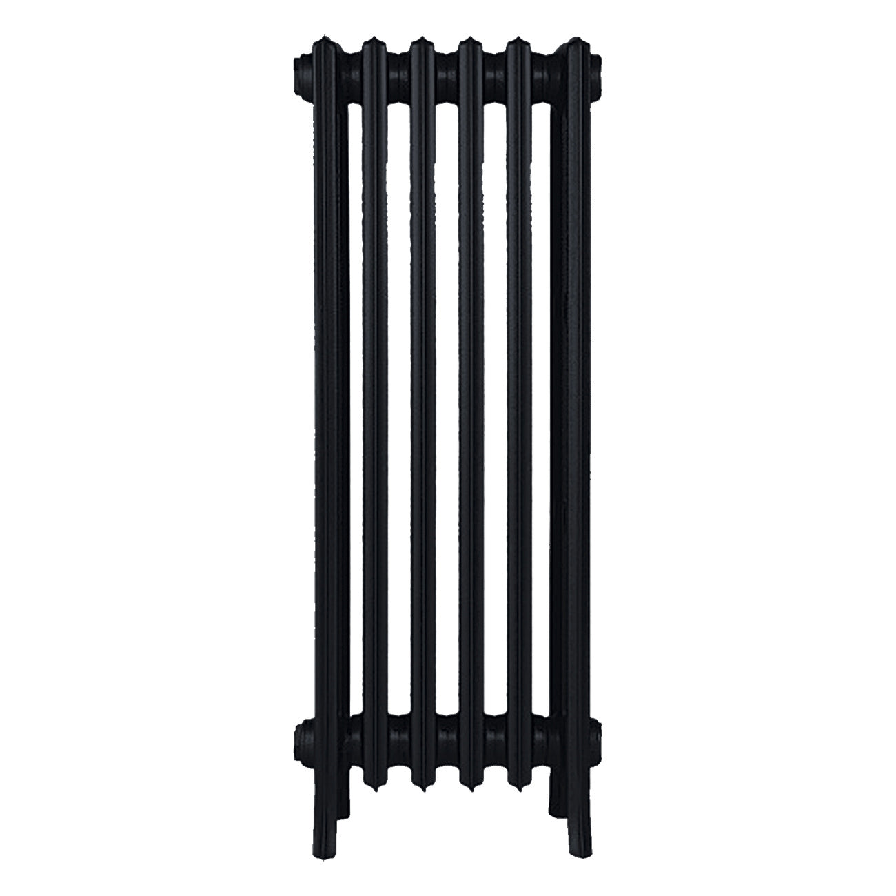 Grace - Matt Black Cast Iron Column Radiator H950mm x W393mm 4 Column - Floor Standing