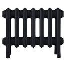 Grace - Matt Black Cast Iron Column Radiator H350mm x W454mm 4 Column - Floor Standing
