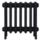 Grace - Matt Black Cast Iron Column Radiator H450mm x W454mm 4 Column - Wall Hung