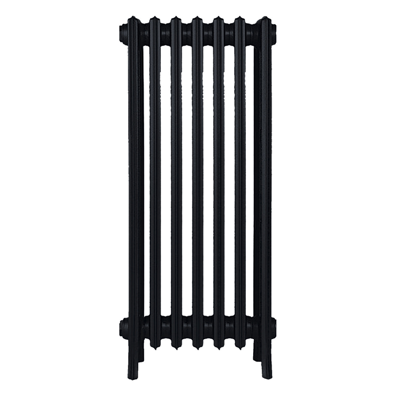 Grace - Matt Black Cast Iron Column Radiator H898mm x W454mm 4 Column - Wall Hung