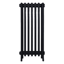 Grace - Matt Black Cast Iron Column Radiator H898mm x W454mm 4 Column - Wall Hung