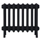 Grace - Matt Black Cast Iron Column Radiator H450mm x W514mm 4 Column - Wall Hung