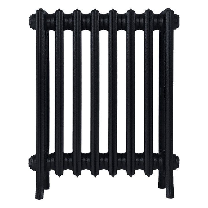 Grace - Matt Black Cast Iron Column Radiator H650mm x W514mm 4 Column - Floor Standing