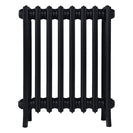 Grace - Matt Black Cast Iron Column Radiator H650mm x W514mm 4 Column - Floor Standing