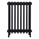 Grace - Matt Black Cast Iron Column Radiator H700mm x W514mm 4 Column - Wall Hung