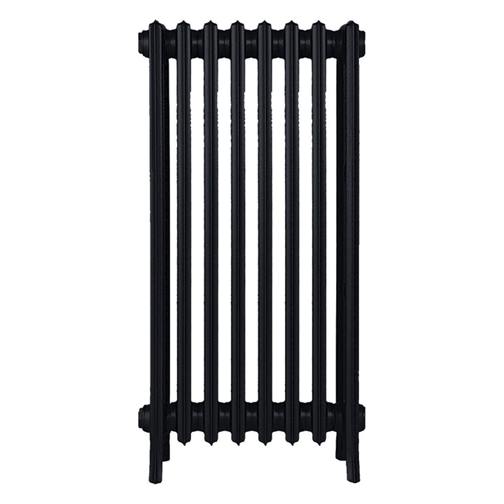 Grace - Matt Black Cast Iron Column Radiator H950mm x W514mm 4 Column - Floor Standing