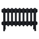 Grace - Matt Black Cast Iron Column Radiator H300mm x W575mm 4 Column - Wall Hung