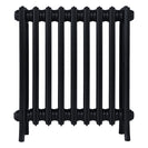 Grace - Matt Black Cast Iron Column Radiator H600mm x W575mm 4 Column - Wall Hung
