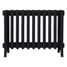 Grace - Matt Black Cast Iron Column Radiator H450mm x W696mm 6 Column - Wall Hung