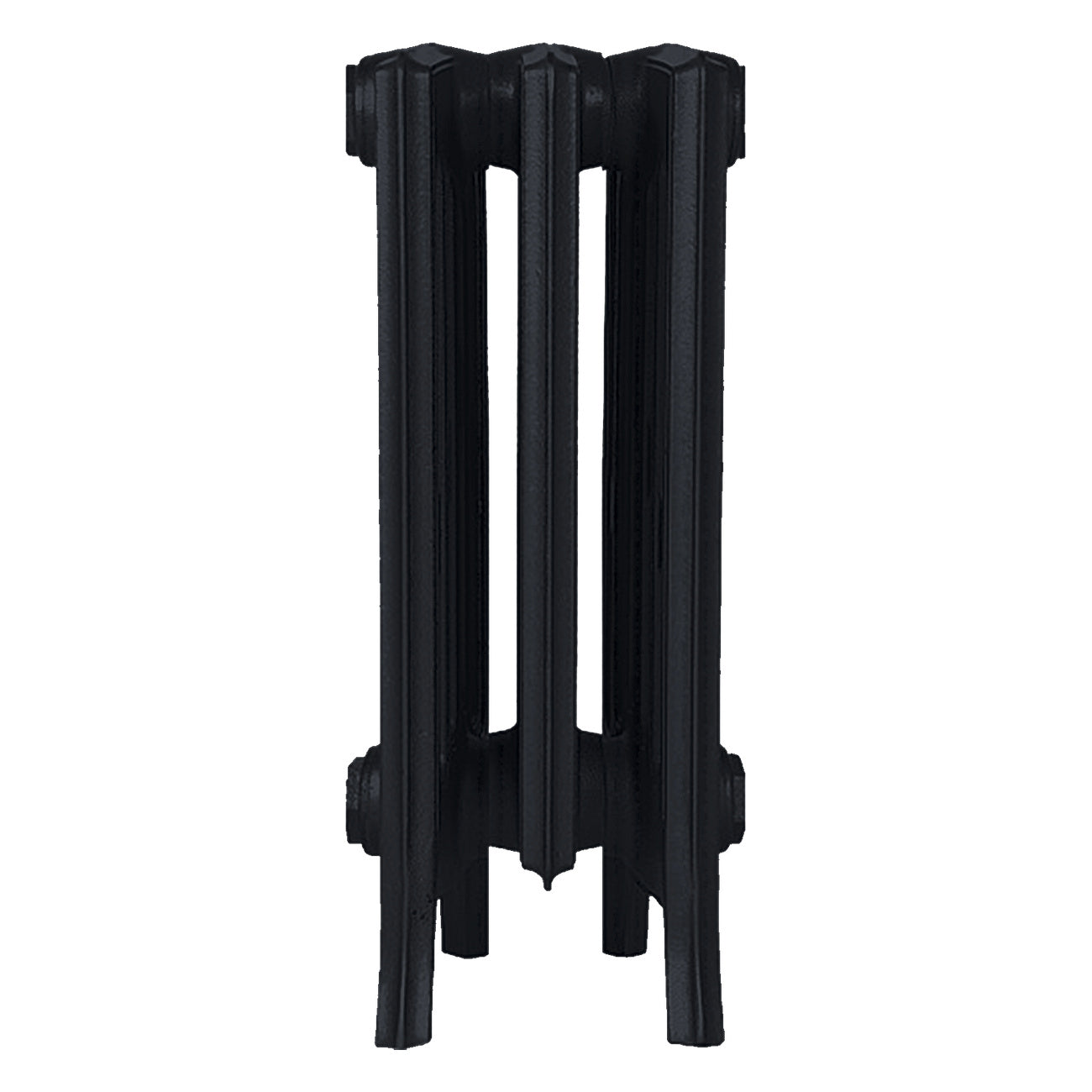 Grace - Matt Black Cast Iron Column Radiator H450mm x W212mm 6 Column - Wall Hung