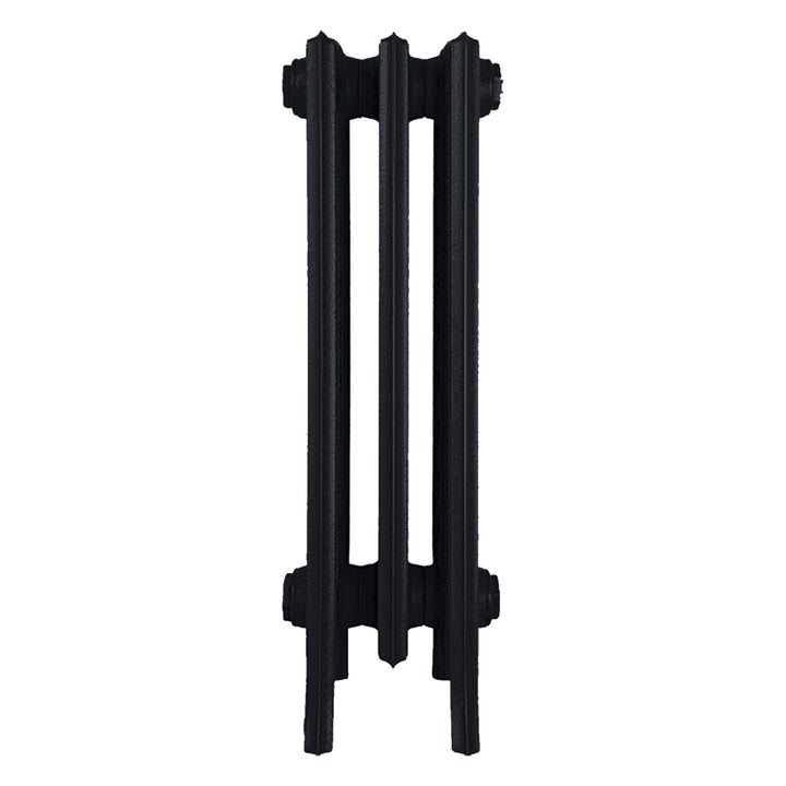 Grace - Matt Black Cast Iron Column Radiator H650mm x W212mm 6 Column - Floor Standing