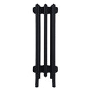Grace - Matt Black Cast Iron Column Radiator H650mm x W212mm 6 Column - Floor Standing