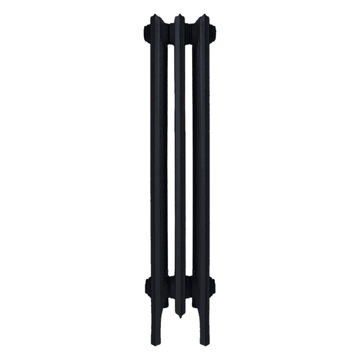 Grace - Matt Black Cast Iron Column Radiator H950mm x W212mm 6 Column - Floor Standing