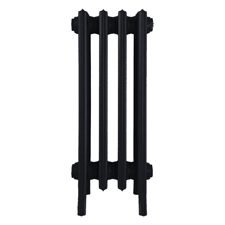 Grace - Matt Black Cast Iron Column Radiator H650mm x W272mm 6 Column - Floor Standing