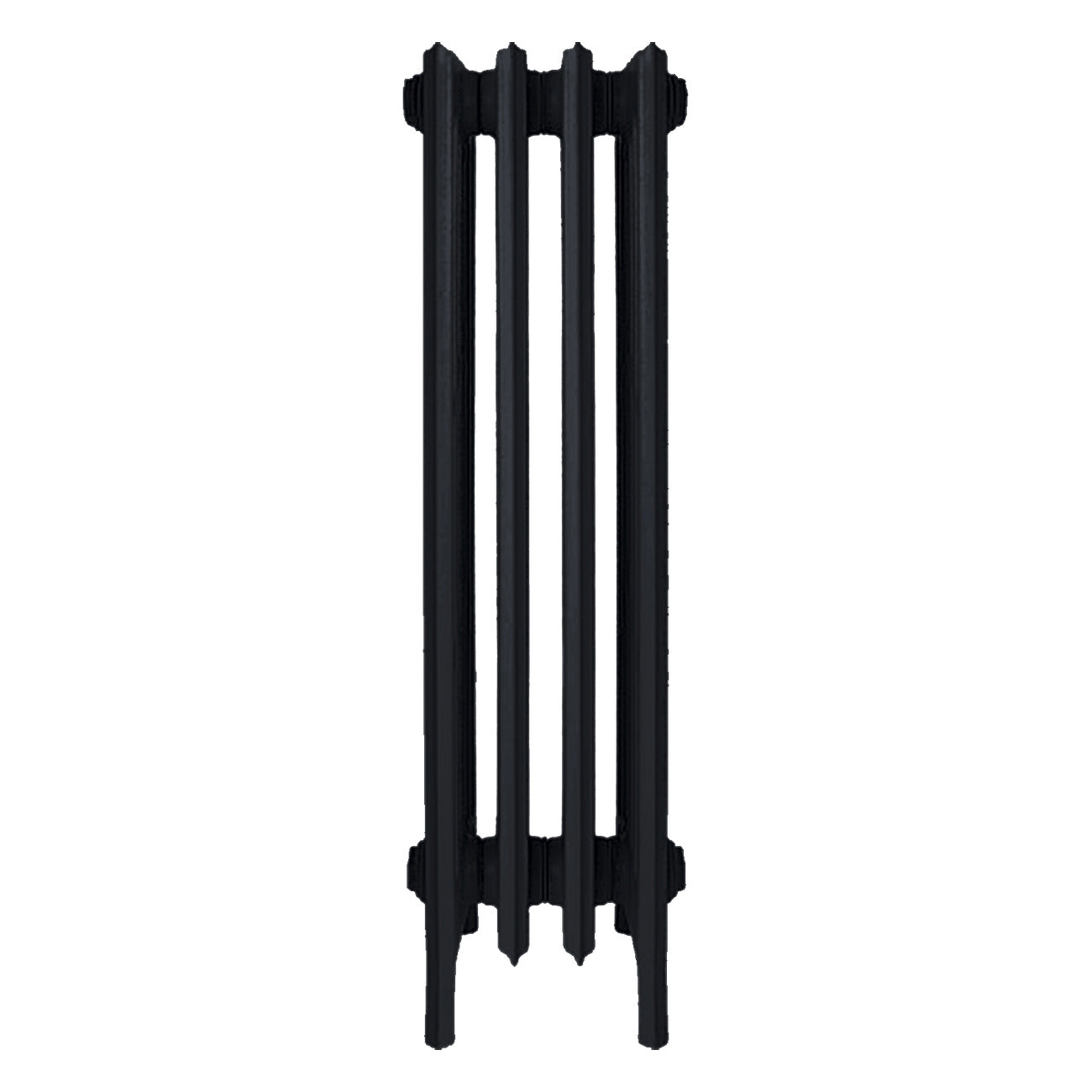 Grace - Matt Black Cast Iron Column Radiator H950mm x W272mm 6 Column - Floor Standing