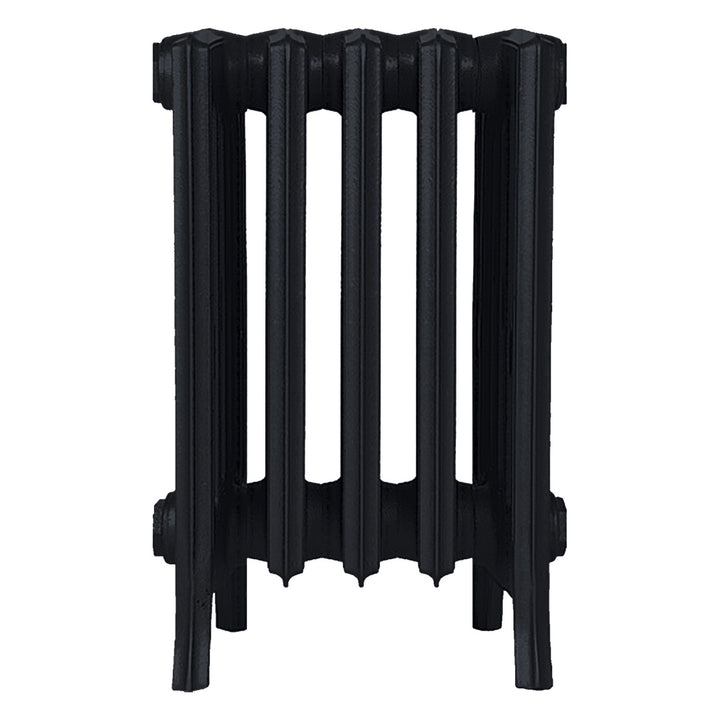 Grace - Matt Black Cast Iron Column Radiator H450mm x W333mm 6 Column - Wall Hung