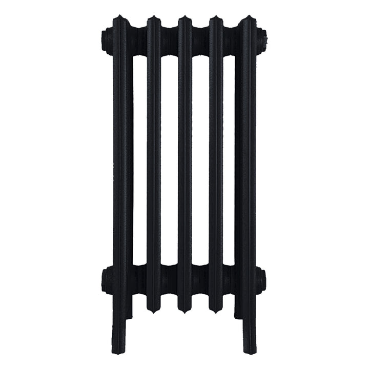 Grace - Matt Black Cast Iron Column Radiator H650mm x W333mm 6 Column - Floor Standing