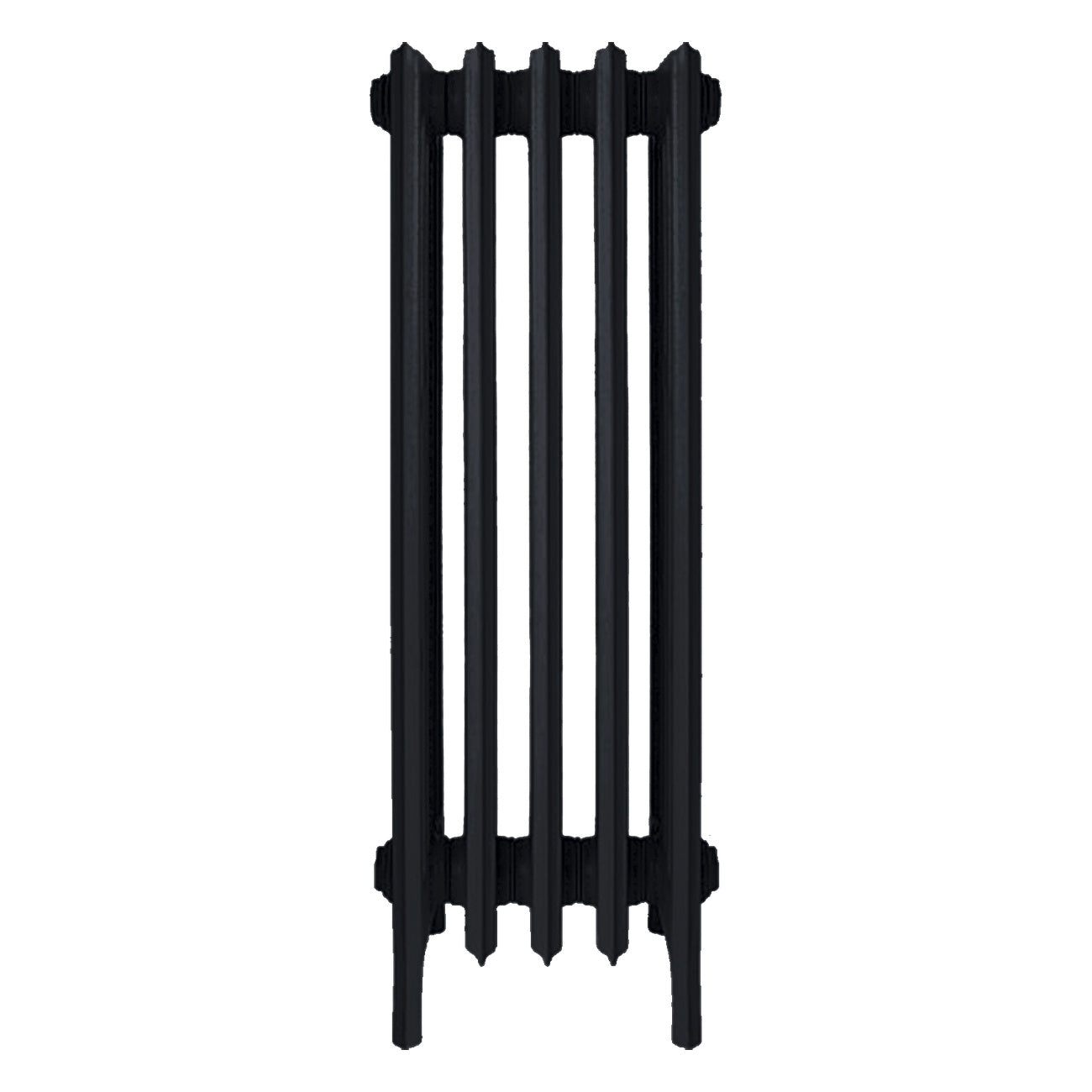 Grace - Matt Black Cast Iron Column Radiator H950mm x W333mm 6 Column - Floor Standing