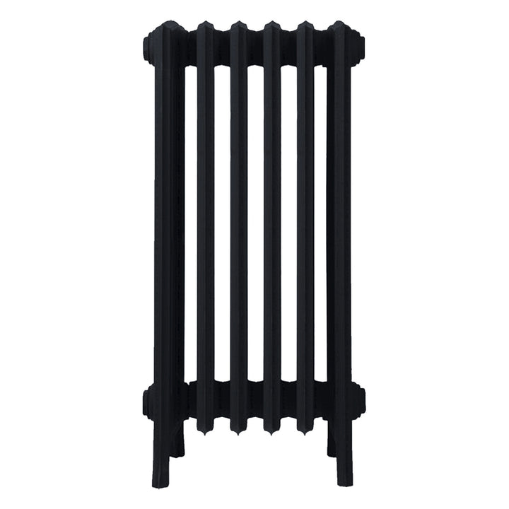 Grace - Matt Black Cast Iron Column Radiator H700mm x W393mm 6 Column - Wall Hung