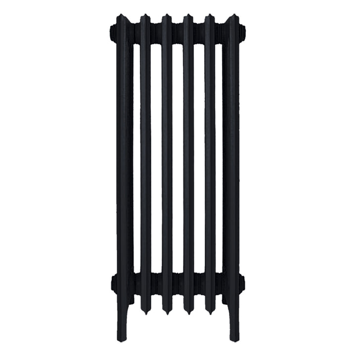 Grace - Matt Black Cast Iron Column Radiator H900mm x W393mm 6 Column - Wall Hung