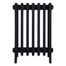 Grace - Matt Black Cast Iron Column Radiator H600mm x W454mm 6 Column - Wall Hung