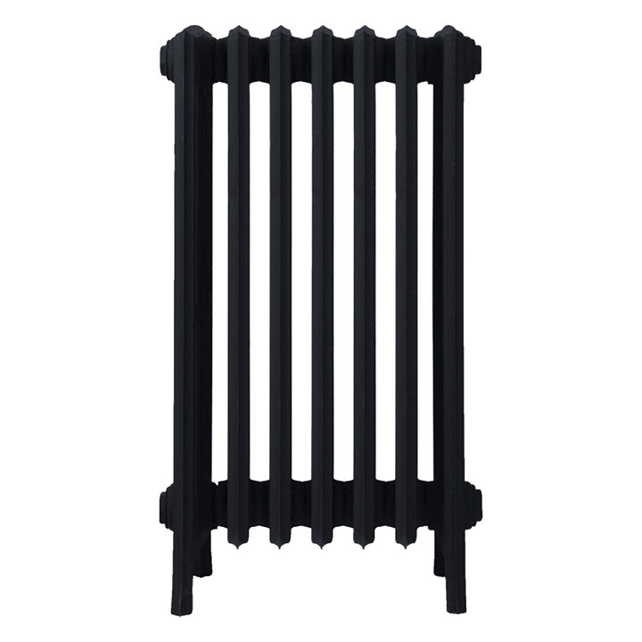 Grace - Matt Black Cast Iron Column Radiator H700mm x W454mm 6 Column - Wall Hung