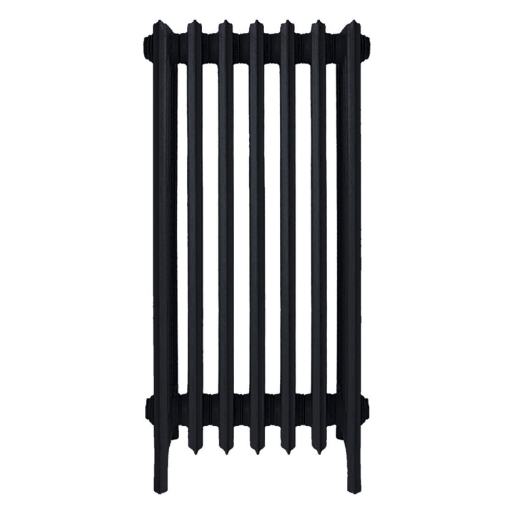 Grace - Matt Black Cast Iron Column Radiator H900mm x W454mm 6 Column - Wall Hung