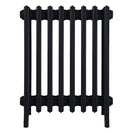 Grace - Matt Black Cast Iron Column Radiator H650mm x W514mm 6 Column - Floor Standing