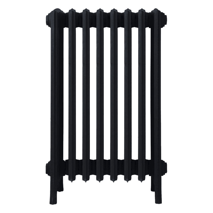 Grace - Matt Black Cast Iron Column Radiator H700mm x W514mm 6 Column - Wall Hung
