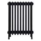Grace - Matt Black Cast Iron Column Radiator H700mm x W575mm 6 Column - Wall Hung