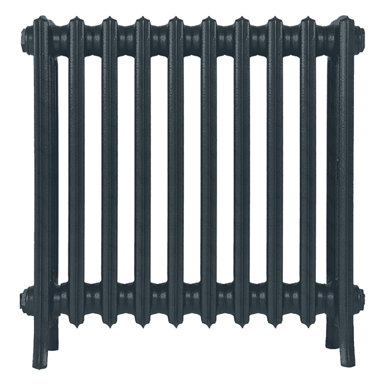 Grace - Midnight Ink Cast Iron Column Radiator H650mm x W635mm 4 Column - Floor Standing