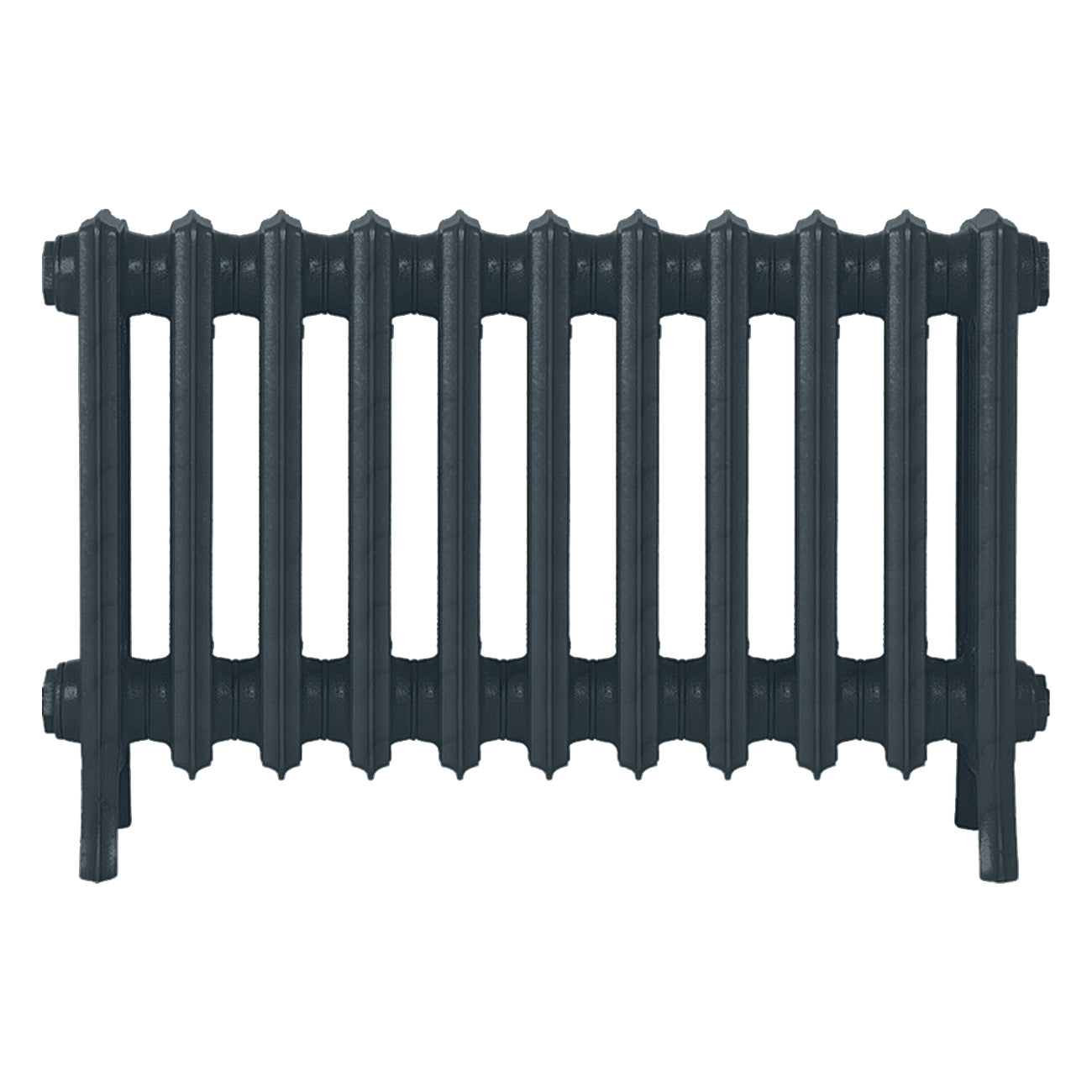 Grace - Midnight Ink Cast Iron Column Radiator H450mm x W696mm 4 Column - Wall Hung