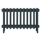 Grace - Midnight Ink Cast Iron Column Radiator H450mm x W696mm 4 Column - Wall Hung
