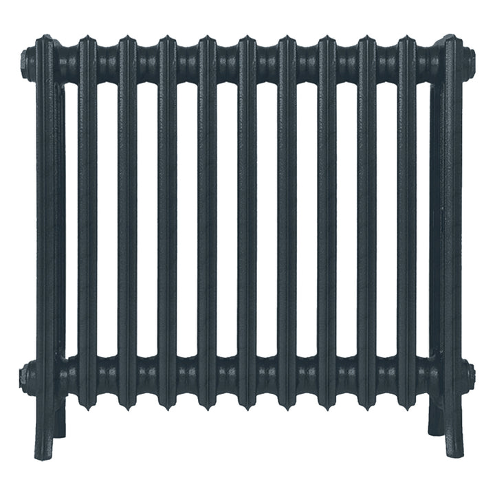 Grace - Midnight Ink Cast Iron Column Radiator H650mm x W696mm 4 Column - Floor Standing